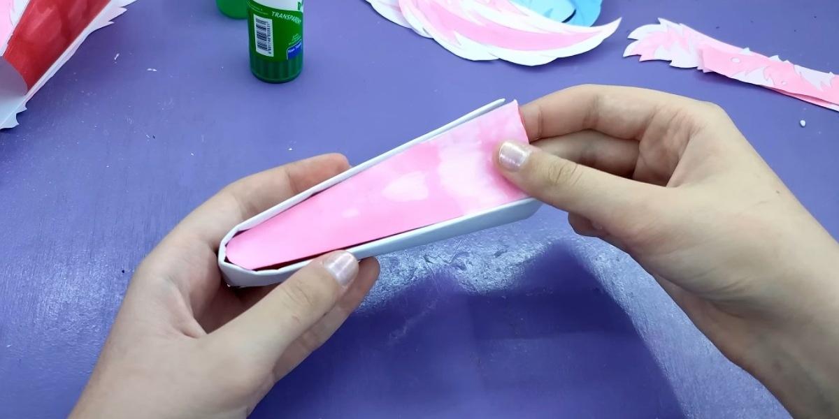 Как сделать дракона из бумаги на руку